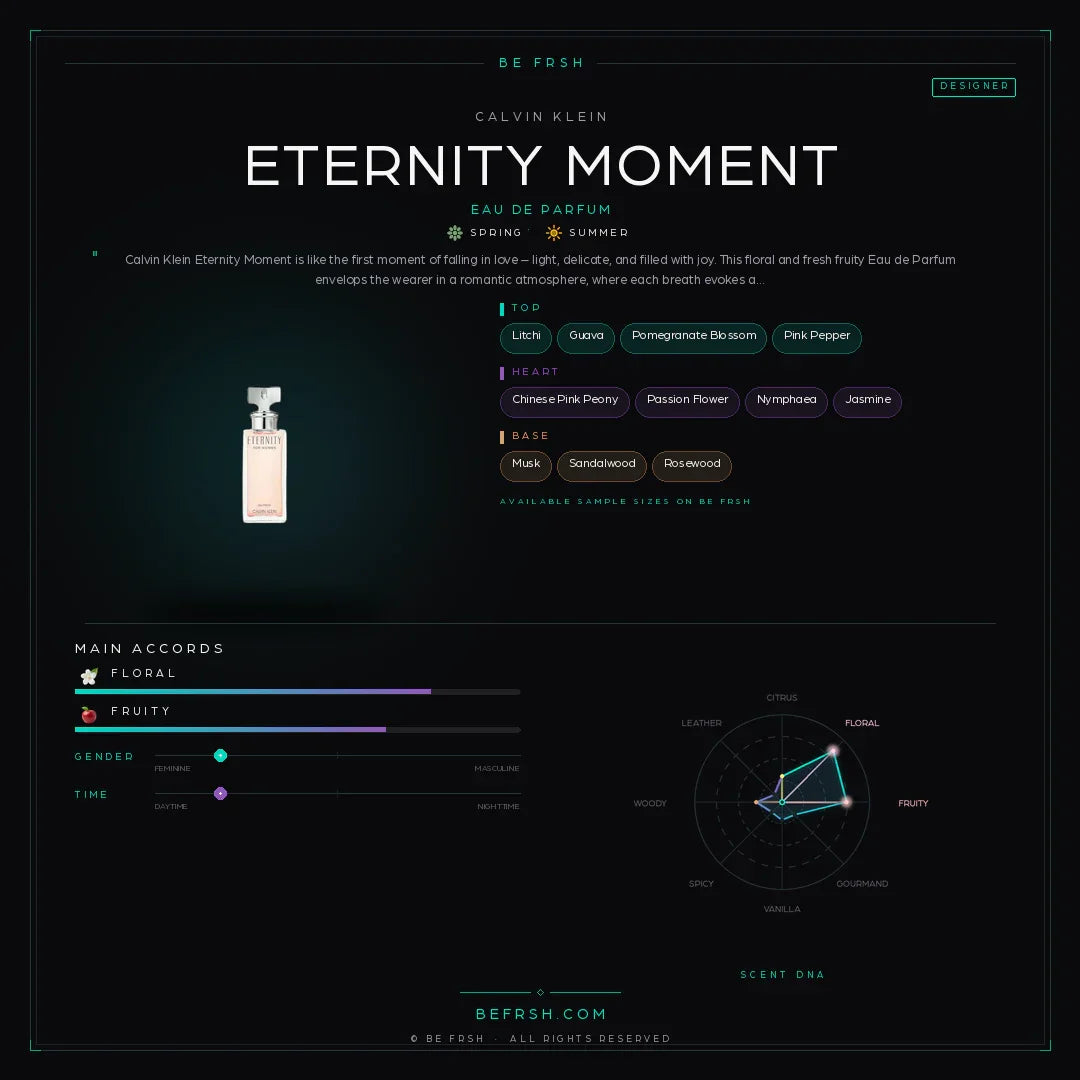 Calvin Klein Eternity Moment - Be Frsh - Tuoksunäyte