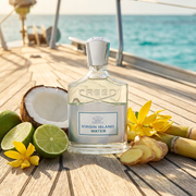 Creed Virgin Island Water – tuoksunäyte, tuoksunuotit koostettuna