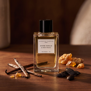 Essential Parfums Divine Vanille – tuoksunäyte, tuoksunuotit koostettuna