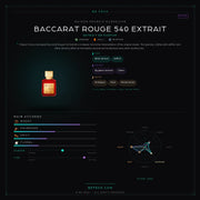 Maison Francis Kurkdjian Baccarat Rouge 540 Extrait - Be Frsh - Tuoksunäyte