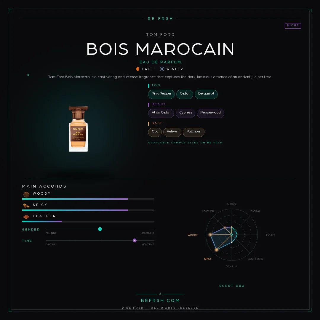 Tom Ford Bois Marocain - Be Frsh - Tuoksunäyte