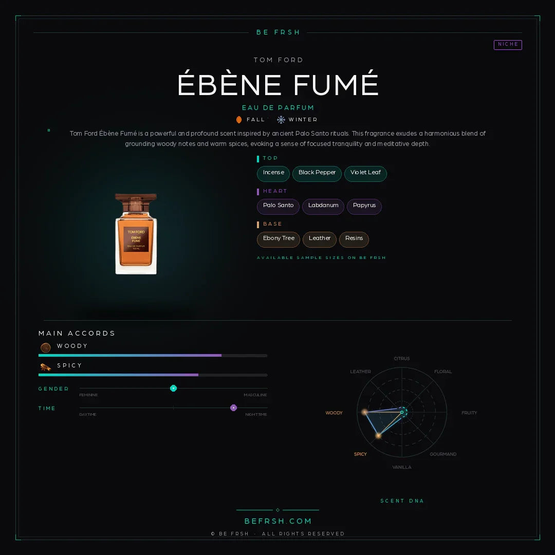 Tom Ford Ébène Fumé - Be Frsh - Tuoksunäyte