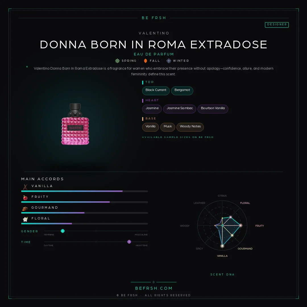 Valentino Donna Born In Roma Extradose - Be Frsh - Tuoksunäyte