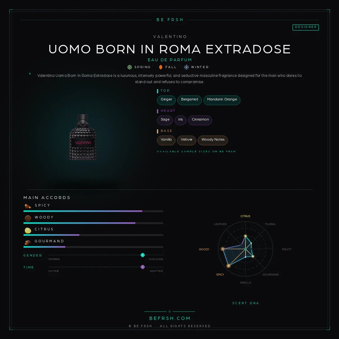 Valentino Uomo Born In Roma Extradose - Be Frsh - Tuoksunäyte